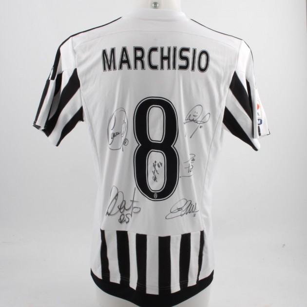 Official Marchisio Juventus shirt Serie A 15/16 - signed by the players
