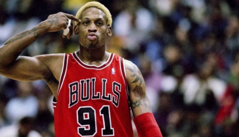 Rodman Official Signed Jersey