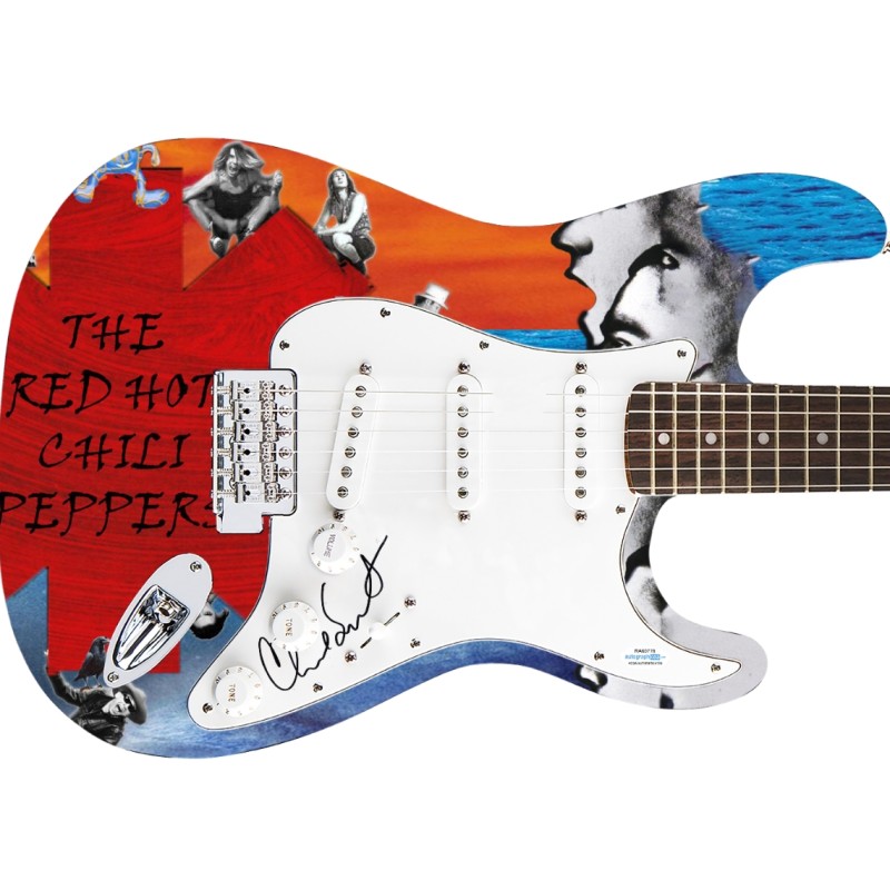Chad Smith of Red Hot Chili Peppers Signed Custom Graphics Guitar