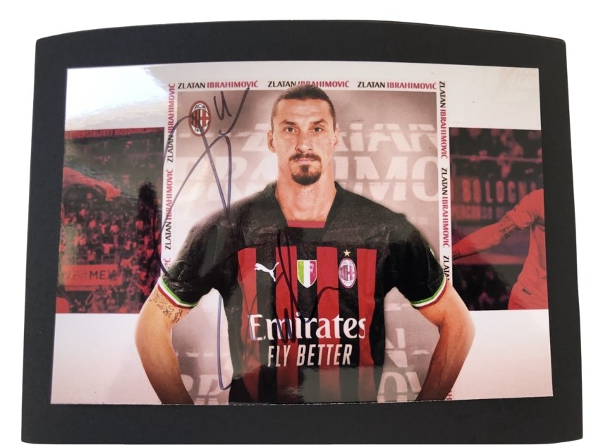 Fotografia autografata da Zlatan Ibrahimović 