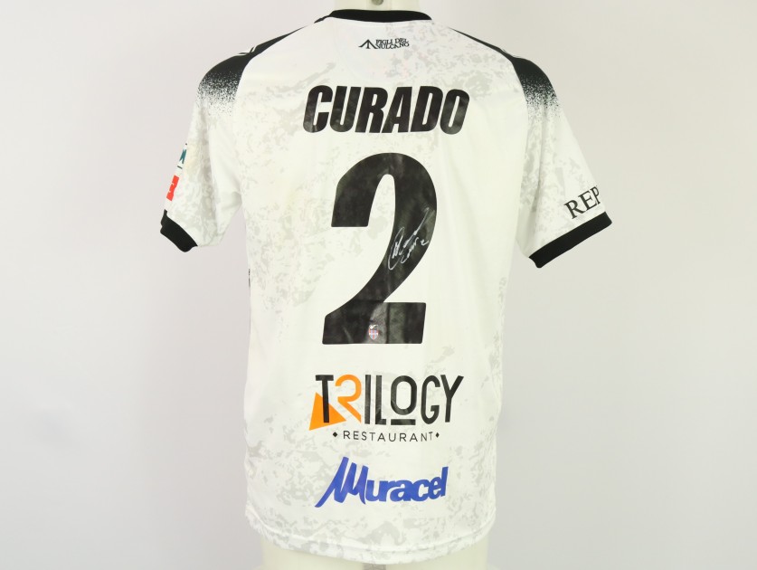 Curado's Unwashed Signed Shirt, Catania vs Audace Cerignola 2024