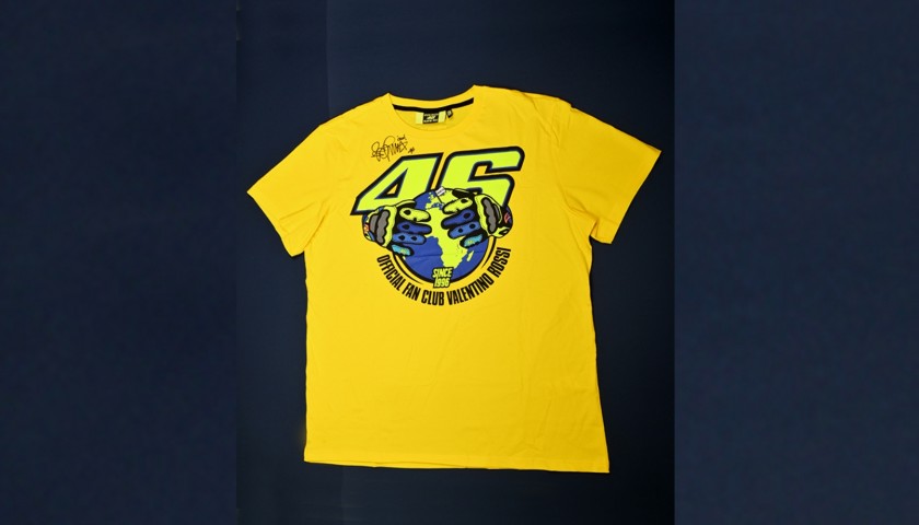 Fan Club VR46 T-shirt - Signed by Valentino Rossi