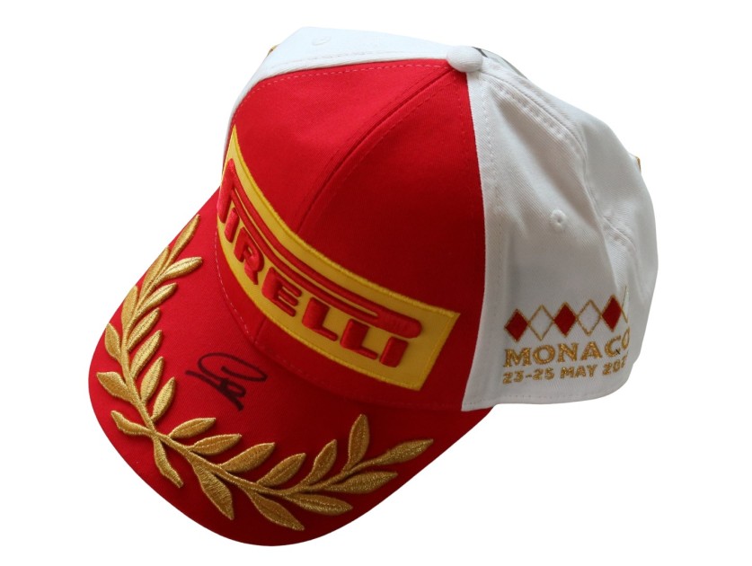 Pirelli Podium 1st Place GP Monaco Official Cap - Signed by Hamilton