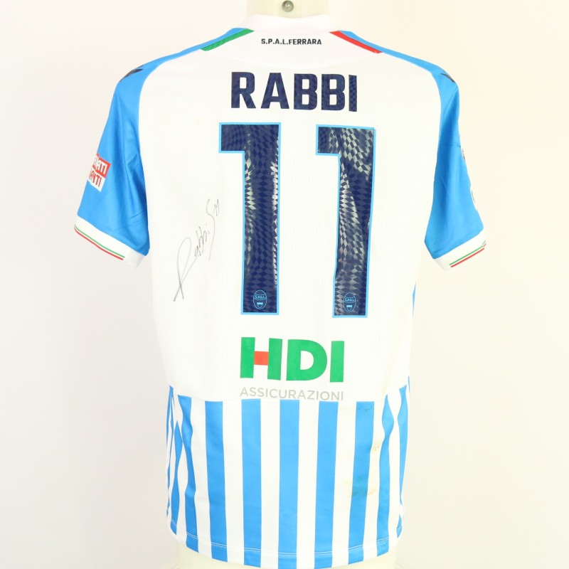 Maglia Rabbi unwashed SPAL vs Gubbio 2024 - Autografata