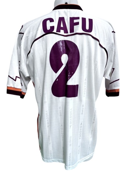 Cafu's Roma Match-Issued Shirt, 1999/00