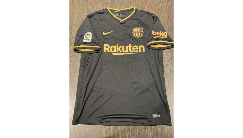 Lionel Messi Barcelona Nike 2020/21 Away Authentic Jersey - Black