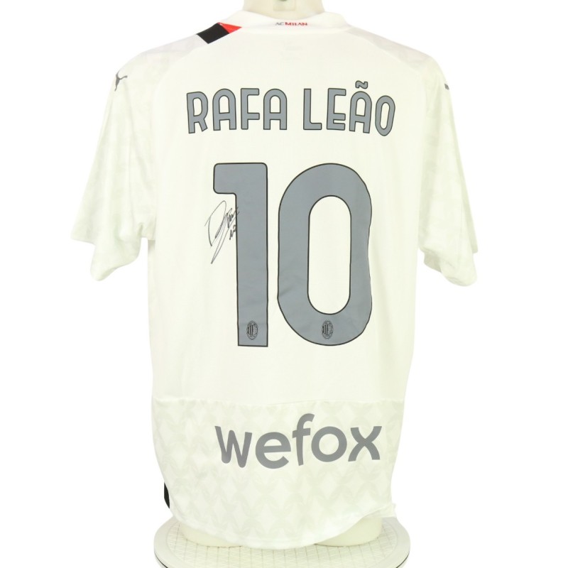 Leao Official Milan Signed Shirt, 2023/24 