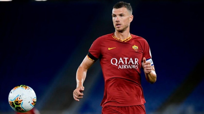 Dzeko's Official Roma Signed Shirt, 2019/20 - Tokidoki Edition