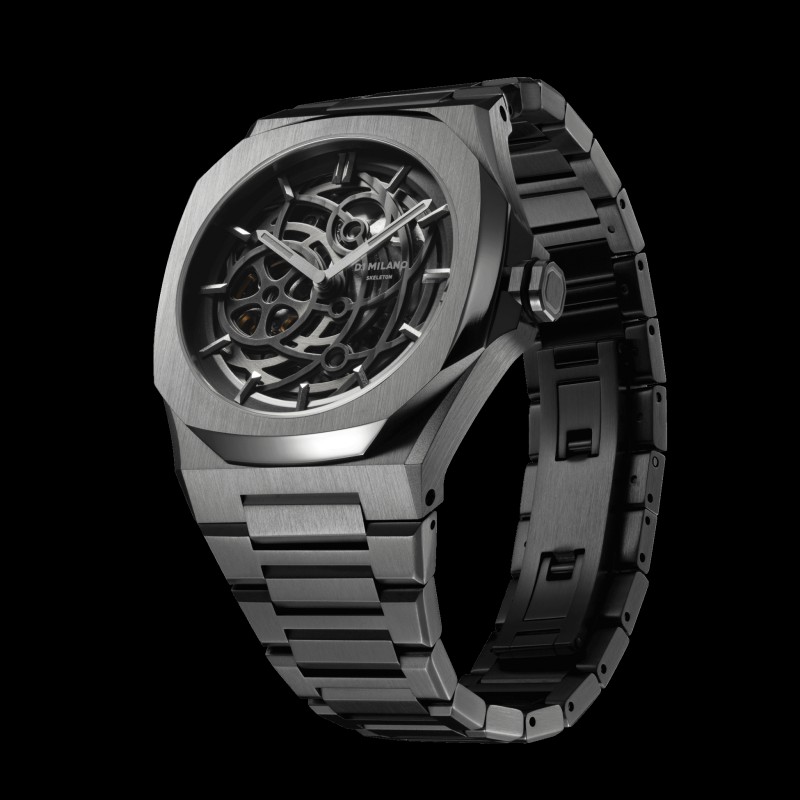D1 Milano Skeleton Bracelet Watch 