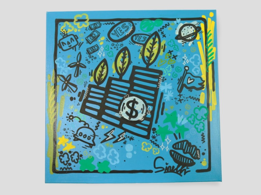 Canvas "FINANCIAL INCLUSION" by Massimo Sirelli