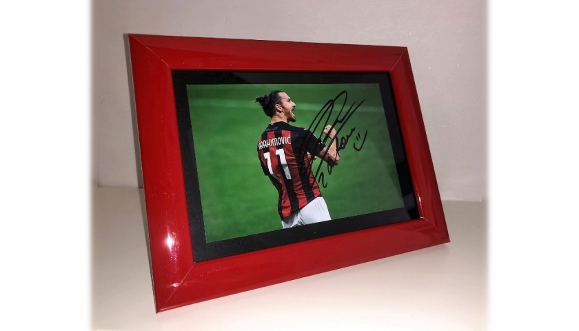 Fotografia autografata da Zlatan Ibrahimovic
