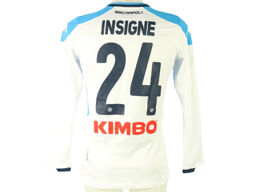 Insigne's Napoli Match Shirt, 2019/20