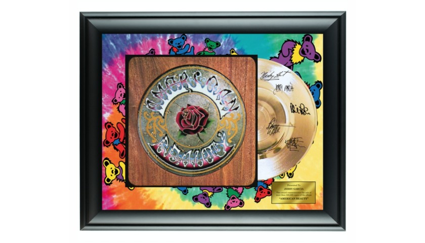 The Grateful Dead Gold Record Display