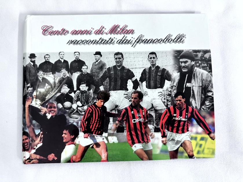 Libro Centenario Milan con Francobolli Commemorativi, 1899-1999