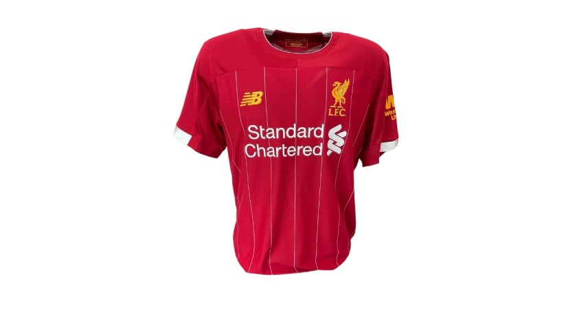 Salah's Official Liverpool Signed Shirt, 2019/20