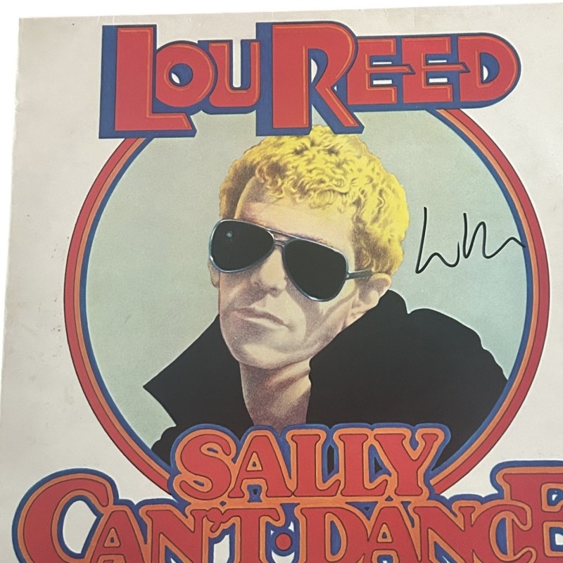 Lou Reed - LP in vinile firmato Sally Can't Dance