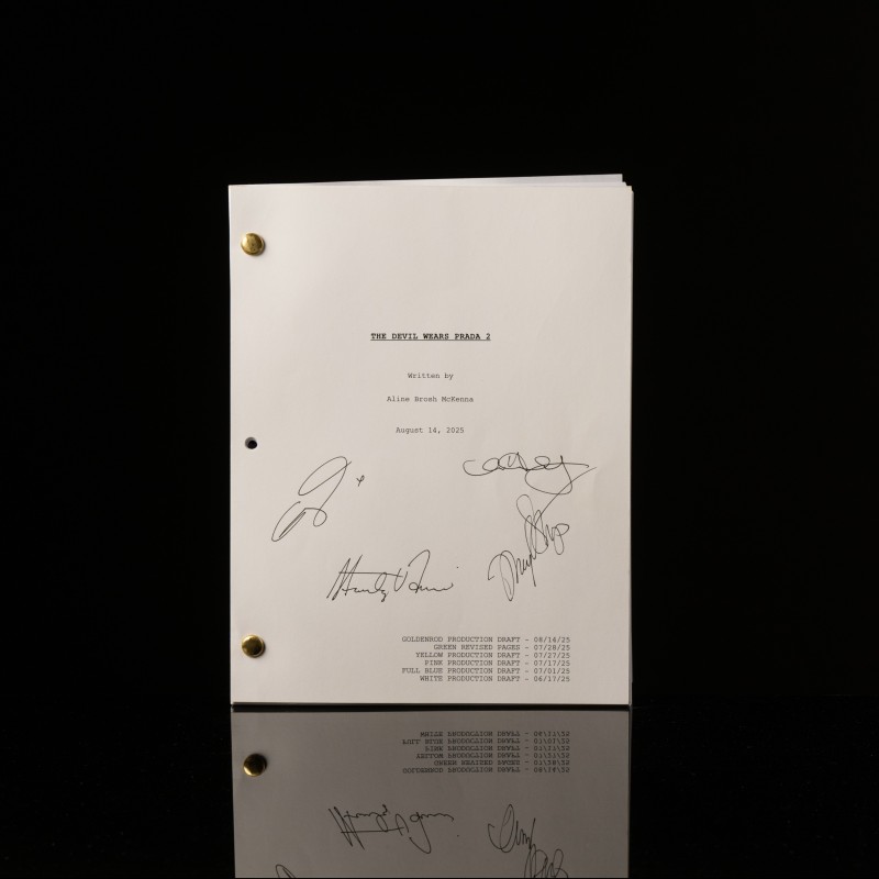 Win The Devil Wears Prada 2 Film Script Signed by the Cast