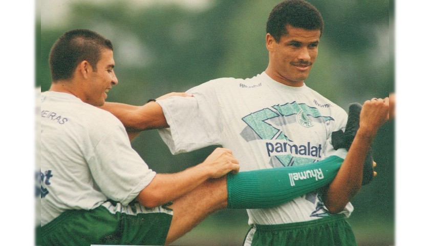 Palmeiras Training Shirt - Signed by Rivaldo