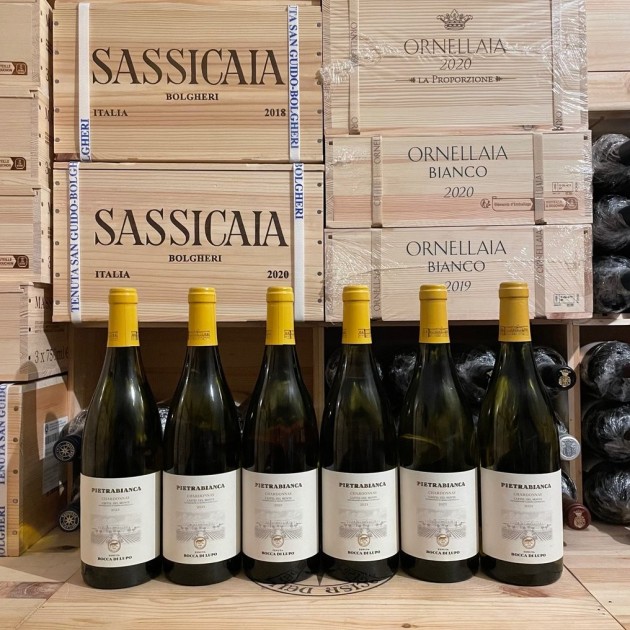 Pietrabianca 2023 Chardonnay Tormaresca Marchesi Antinori - 6 Bottiglie