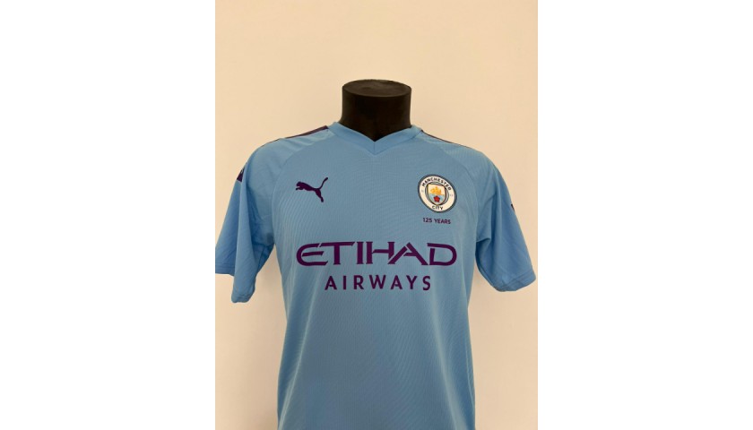 Kevin De Bruyne Signed Manchester City 2014-15 Home Shirt With Fan Style  Numbers - CharityStars