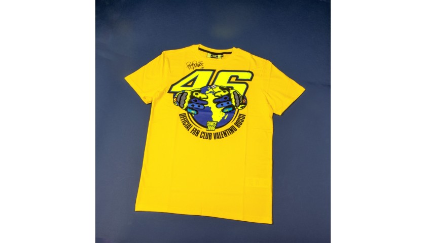 Fan Club VR46 T-Shirt Signed by Valentino Rossi