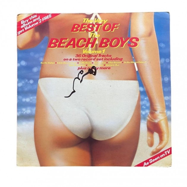 Brian Wilson Signed 'Best of The Beach Boys' Vinyl LP 