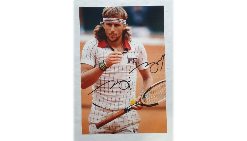 Photograph Signed by Bjorn Borg