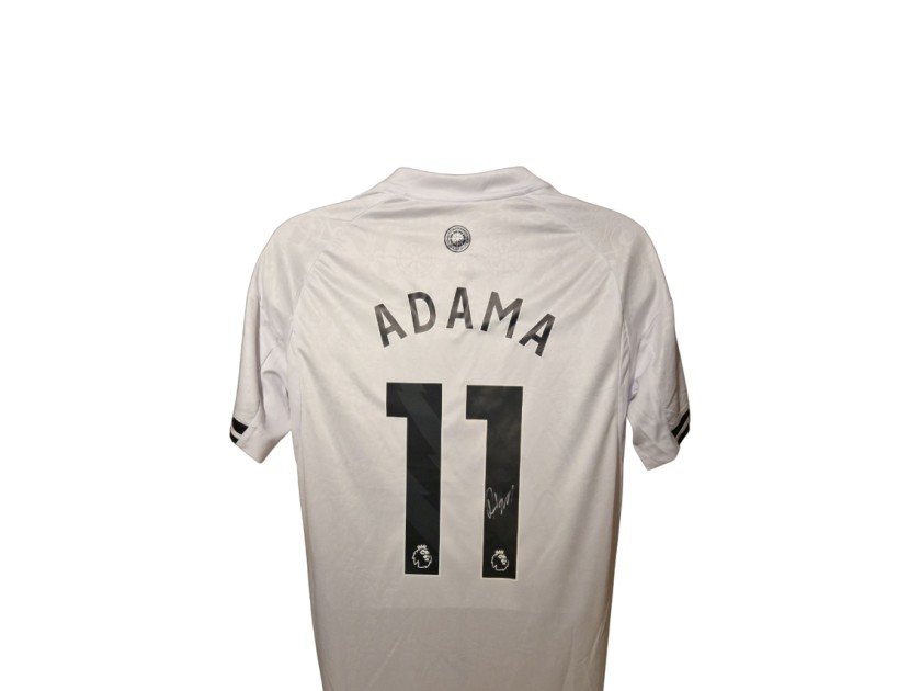 Adama Traore firmato Fulham 2025-26 Home Football Shirt 