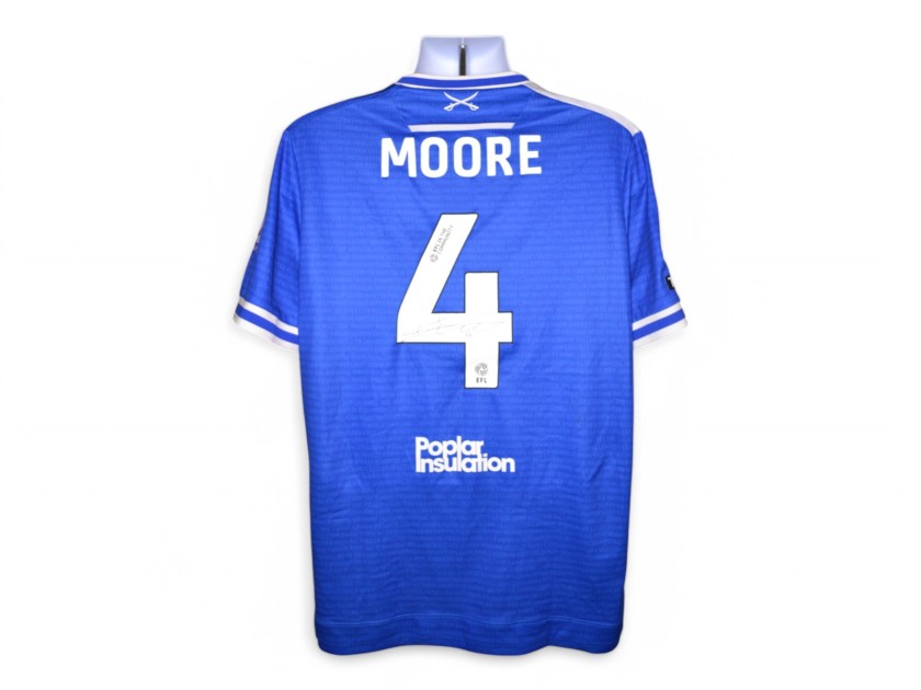 Moore's Bristol Rovers Emirates FA Cup Signed Match Worn Shirt, vs Weston Super Mare