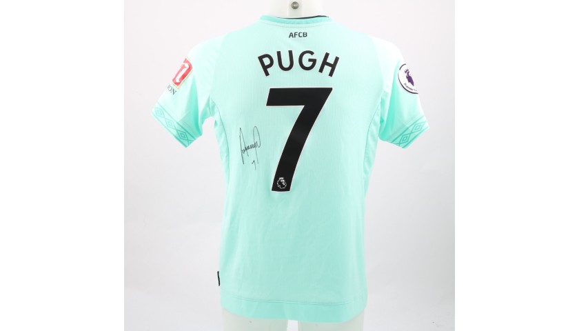 Pugh's AFC Bournemouth Worn and Signed Poppy Shirt