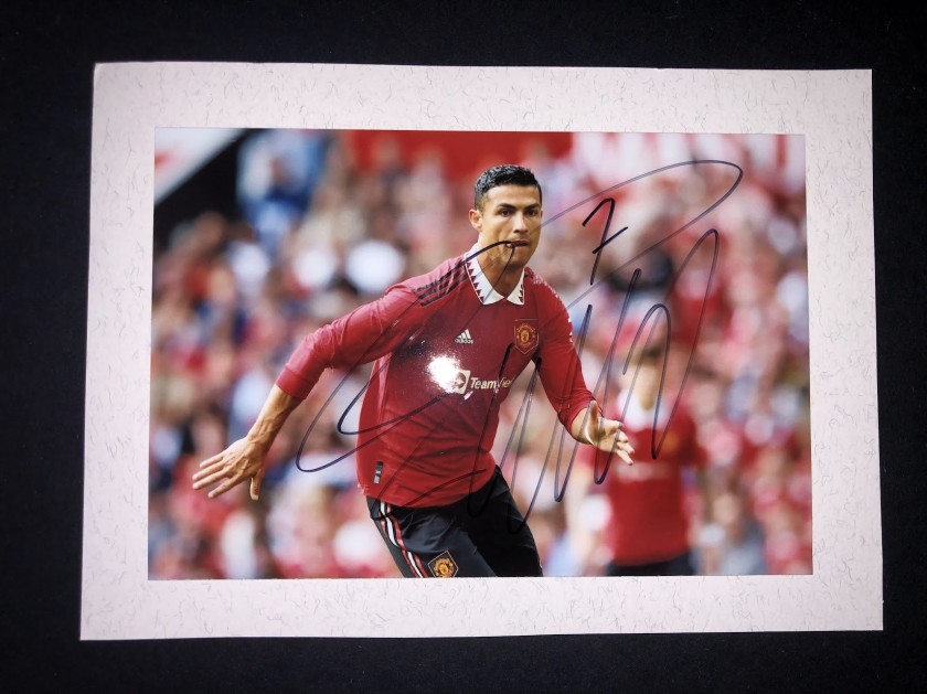 Fotografia - Autografata da Cristiano Ronaldo