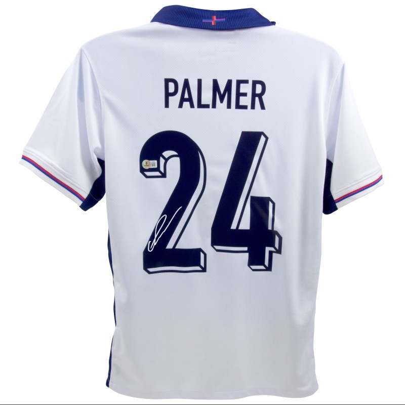 Cole Palmer's England Signed Replica Shirt