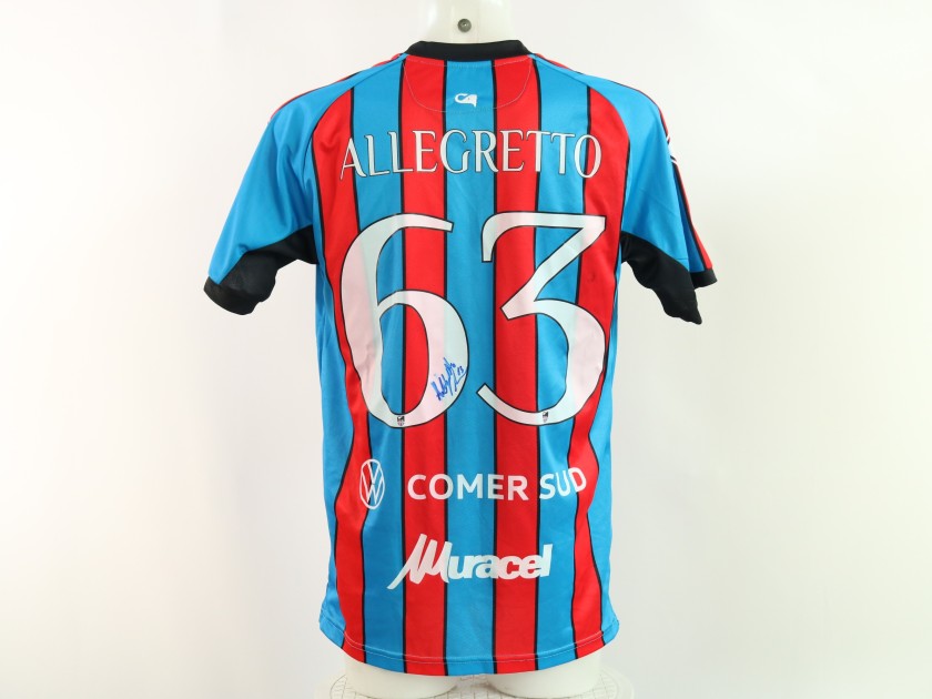 Allegretto's Catania vs Casertana Signed Unwashed Shirt, 2025