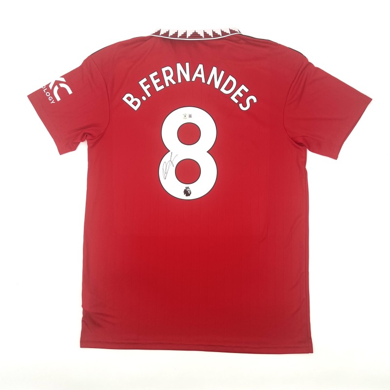 Bruno Fernandes' Manchester United Signed Shirt 