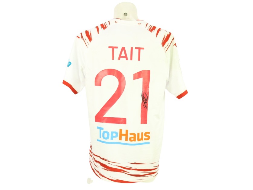 Tait's unwashed Signed Shirt, Sudtirol vs Ternana 2024 