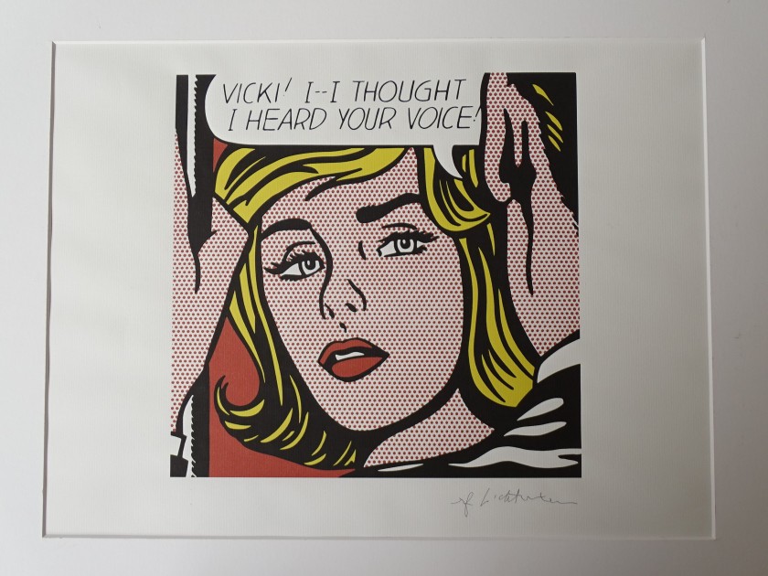 Roy Lichtenstein "Vicki"