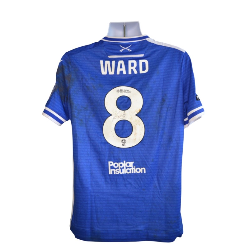 Ward's Bristol Rovers EFL Sky Bet League One Signed Match Worn Shirt, vs Cambridge 