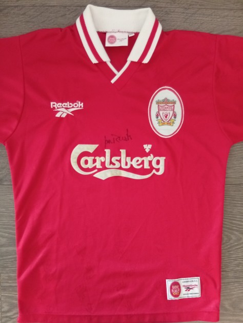 Ian Rush's Liverpool Signed Vintage Shirt