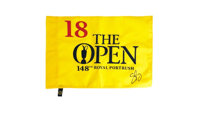 Signed Shane Lowry Pin Flag - Open Champion 2019