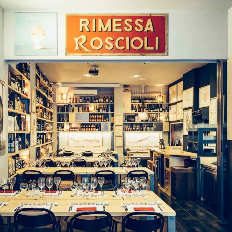 Cena alla Rimessa Roscioli di Roma per due persone