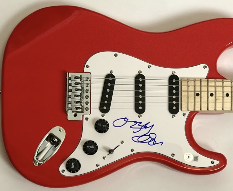 Ozzy Osbourne's Signed Guitar