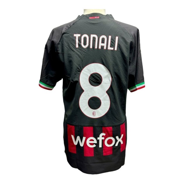 Tonali's Milan Issued Shirt, 2022/23