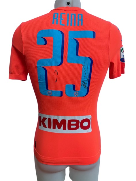 Reina's Napoli Signed Issued Shirt, 2016/17