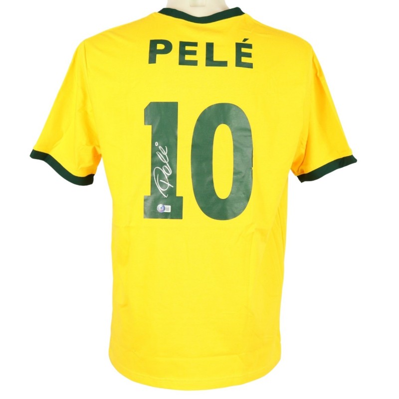 Maglia ufficiale Pele Brasile - Autografata
