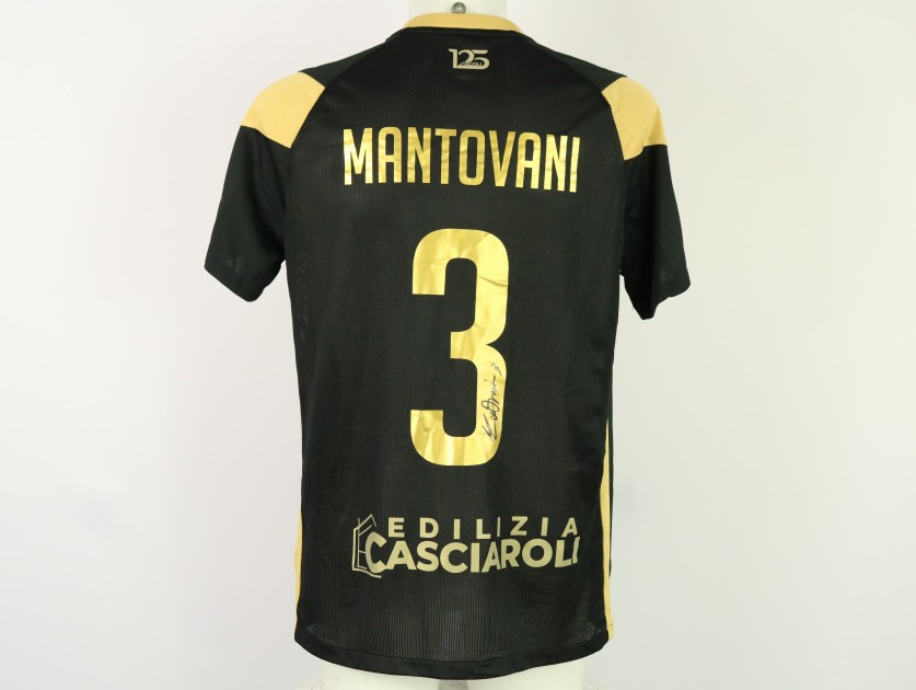 Mantovani's unwashed Signed Shirt, Ascoli vs Lecco 2024