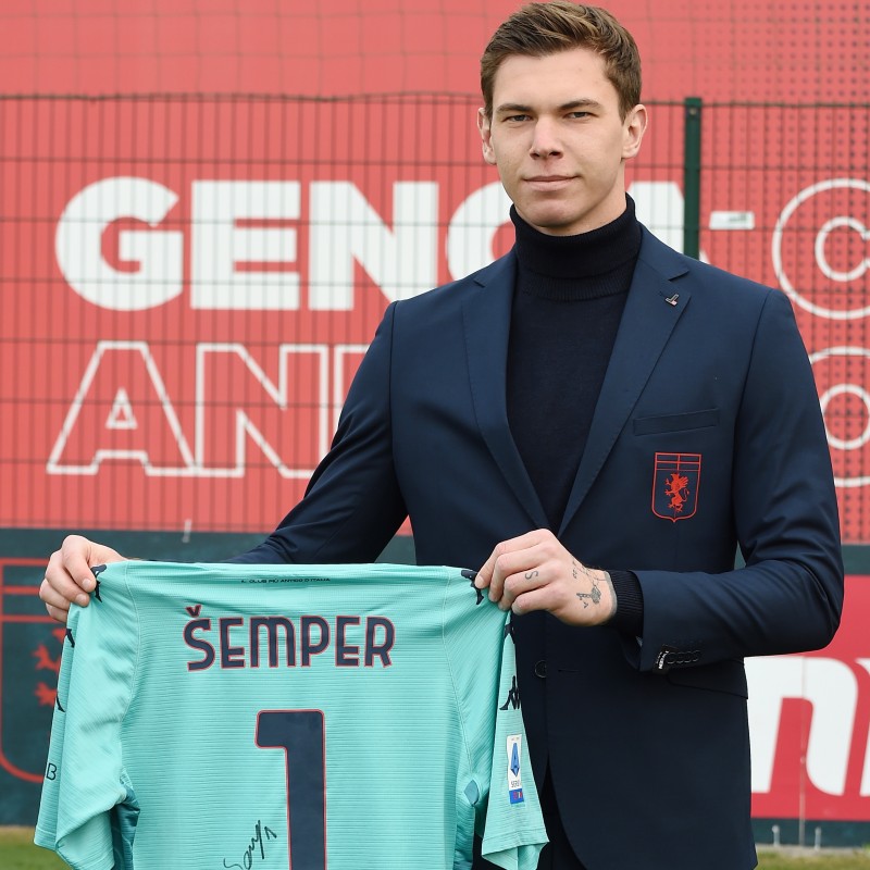 Semper's Genoa Match-Issued Signed Shirt, 2021/22 