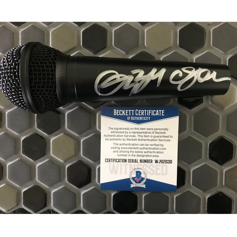 Microfono autografato da Ozzy Osbourne