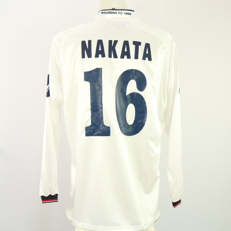 Nakata's Bologna Match Worn Shirt, 2003/04