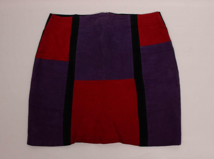 Andreya Triana's Donated Suede Skirt 