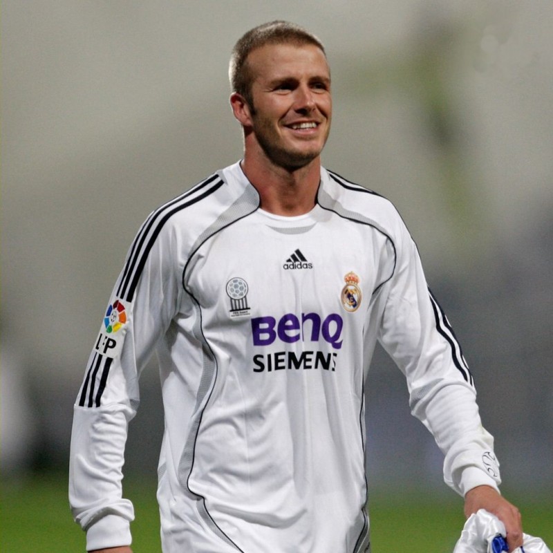 Beckham's Real Madrid Shirt, Issued/Worn LFP 2006/07
